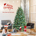 5/6 Feet Artificial Christmas Tree with LED Lights and Tips