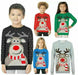 NEW CHILDREN'S POM POM 3D JUMPER XMAS CHRISTMAS NOVELTY SWEATER UK 5-12 YEAR