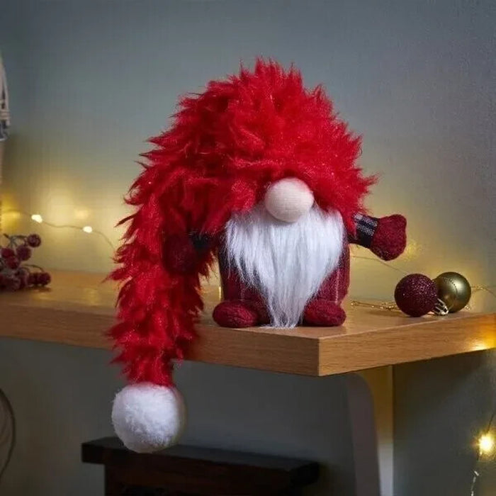 Christmas Gonk Decoration Nordic Santa Large Ornament Soft Plush Red Xmas Decor