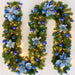 9Ft Christmas Garland Decoration Door Wreath Xmas Fireplace