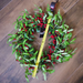 Christmas Wreath – 60cm Festive Mistletoe & Berry Design - Samanta Factory