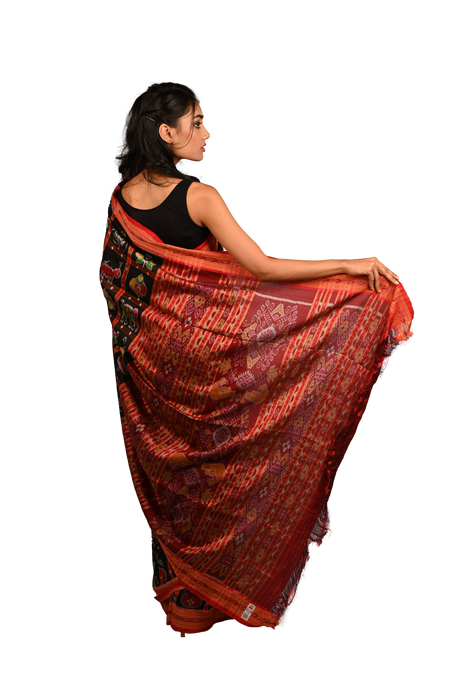Khandua Saree – Handwoven Ikat Elegance from Odisha