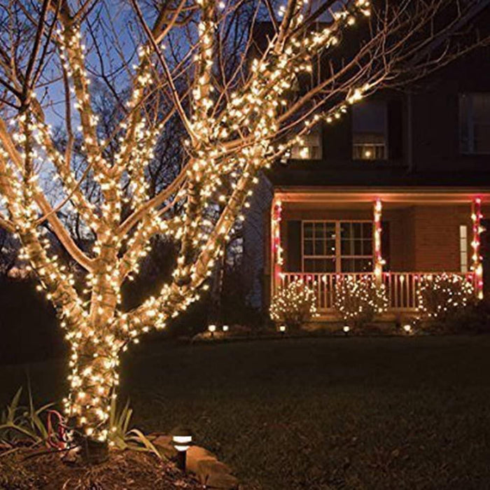 100-2000 LED String Fairy Lights Mains Plug in Outdoor Christmas Tree Home Decor