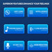 MPOW Bluetooth 5.3 Earbuds Headphones Wireless Earphones Sports Stereo Ear Hook