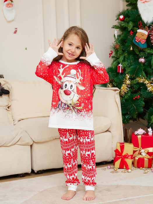 Family Matching Christmas Pyjamas Adult Kids Xmas Nightwear Pajamas Pjs Set NEW