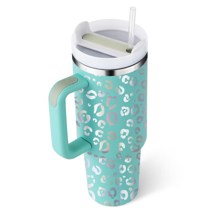 40oz Insulated Stainless Steel Tumbler – Leak-Proof Travel Mug for Hot & Cold Drinks
