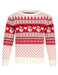 Kids Girls Christmas Jumper Snowman Jacquard Nordic Fairisle Xmas Sweater