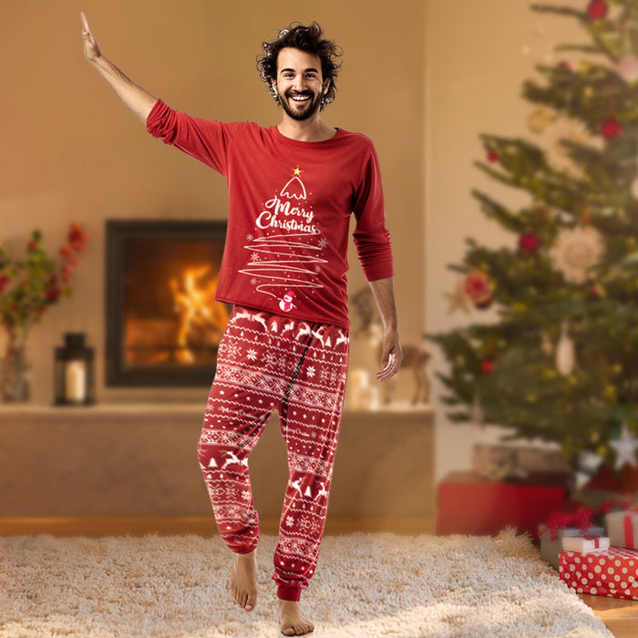 UK Family Matching Christmas Pyjamas Adult Kids Xmas Nightwear Pajamas Pjs Set