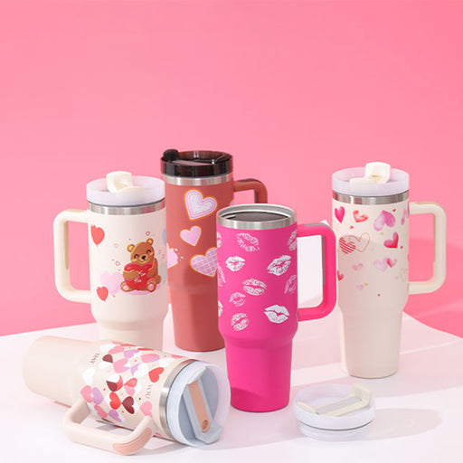 40oz insulated stainless steel tumbler with lid – leak-proof travel mug for hot and cold beverages