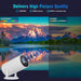 1080P Projector HY300 Wired Connection Projector for Mobile Phone/Hd/Av/Laptop Home Cinema Outdoor Portable Mini Projetor