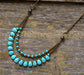 Turquoise Choker Necklace - Samanta Factory