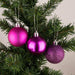 Christmas Baubles Hanging Decoration Shiny Glitter Balls Xmas Tree Ornament 50Mm