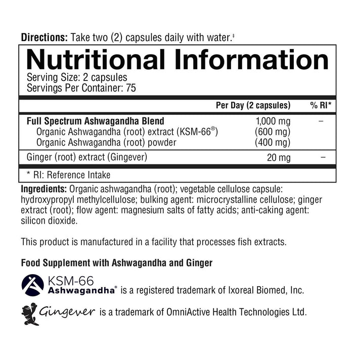 Ashwagandha, 150 Count