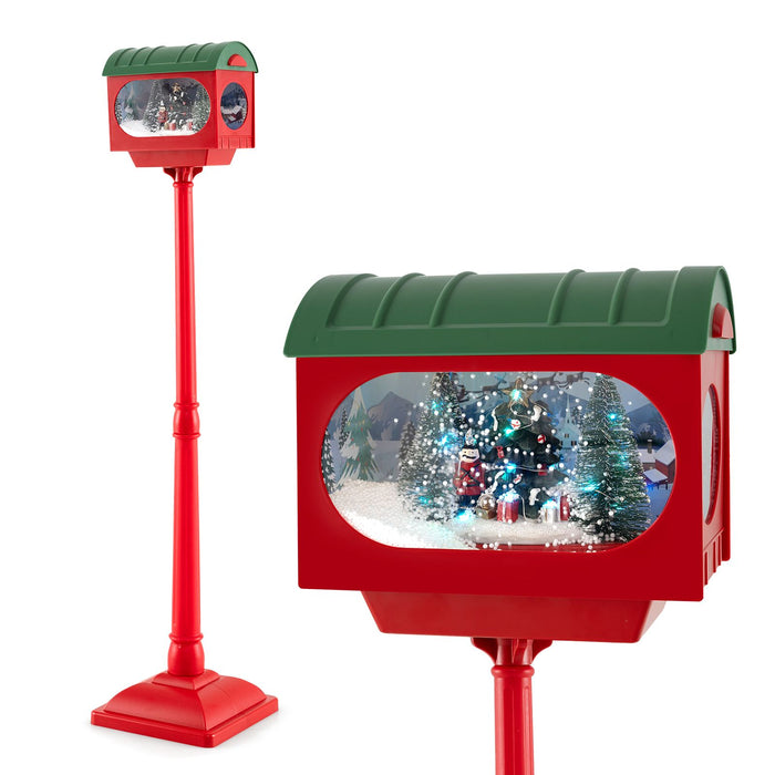 Christmas Sound-Activated 150 Cm Street Light with Colourful Lights