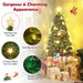 5/6FT Fiber Optic Artificial Christmas Tree with 21 Star LED Lights