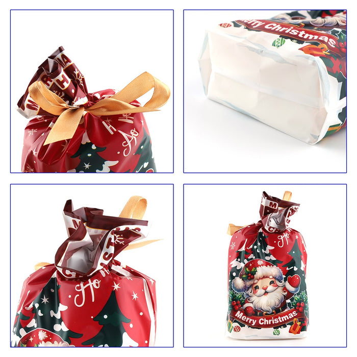 30Pcs Large Christmas Sacks Party Present Gift Bags Drawstring Wrap Storage UK~