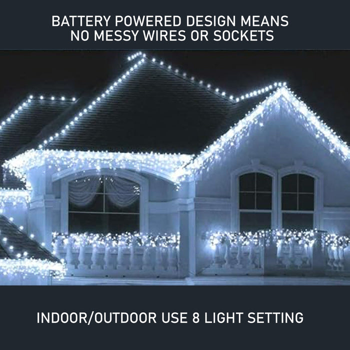 Battery Operated Fairy Lights with Timer Christmas Tree Indooroutdoor Xmas Decor