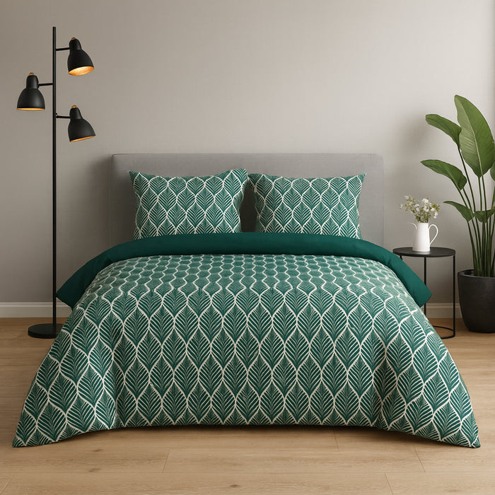 Xmas Duvet Quilt Cover Pillowcase Soft Reversible Printed Bedding Set All Size