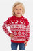 Kids Christmas Jumper Boys Girls Knitted Reindeer Novelty Xmas Knit Sweater