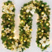 9Ft Christmas Garland Decoration Door Wreath Xmas Fireplace