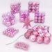 100 Christmas Baubles Tree Hanging Balls Xmas Party Beads Ornament Mixed Sizes