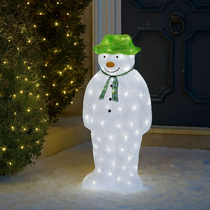 Neo Snowman Snow Dog LED Light up Acrylic Christmas Festive Decoration Outdoor