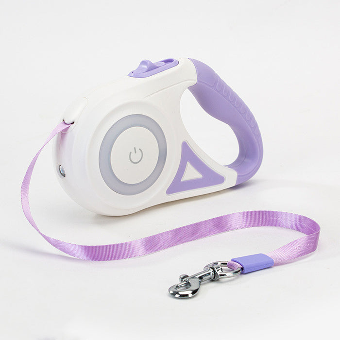 Retractable Dog Leash – One-Button Brake with Scalable Design