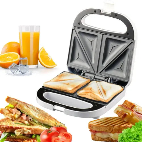 Domestic King 2 Slice White Sandwich Maker 750W- DK180100 - Samanta Factory