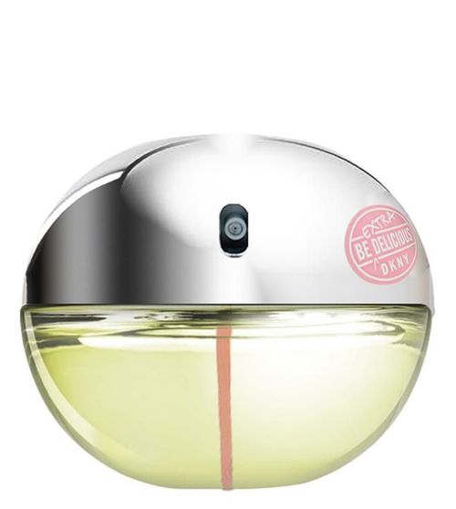 DKNY Be Extra Delicious Eau de Parfum 100ml bottle, showcasing its vibrant and appealing design.