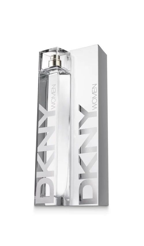 DKNY Women Energizing Eau de Toilette 50ml spray bottle, showcasing its sleek and modern design