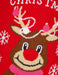 Kids Girls Christmas Jumper Reindeer Merry Xmas Sweater Pullover Novelty