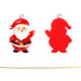 30 Pack Mini Resin Christmas Ornaments Xmas Tree Hanging Decoration Figurines