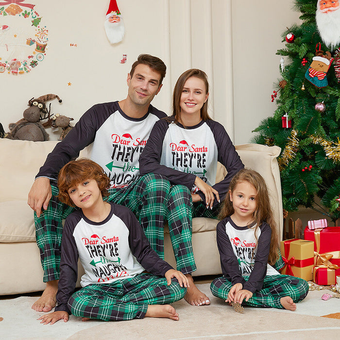 Family Matching Christmas Pyjamas Adult Kids Xmas Nightwear Pajamas Pjs Set