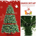 5/6 Feet Artificial Christmas Tree with LED Lights and Tips