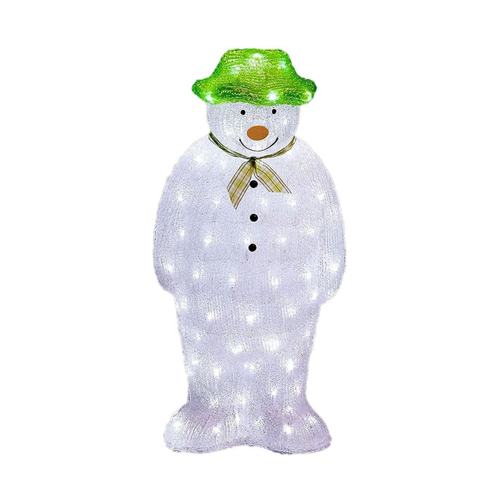 Neo Snowman Snow Dog LED Light up Acrylic Christmas Festive Decoration Outdoor