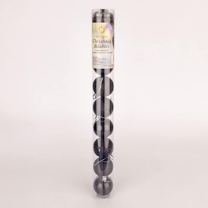 Christmas Baubles Hanging Decoration Shiny Glitter Balls Xmas Tree Ornament 50Mm