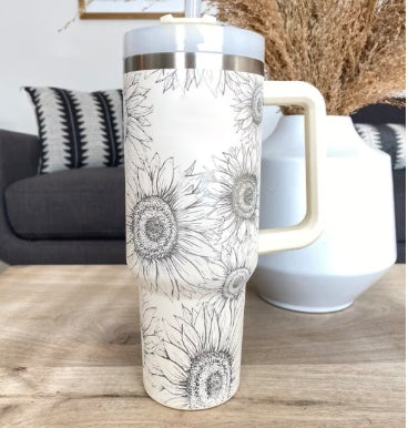 40oz Insulated Stainless Steel Tumbler – Leak-Proof Travel Mug for Hot & Cold Drinks
