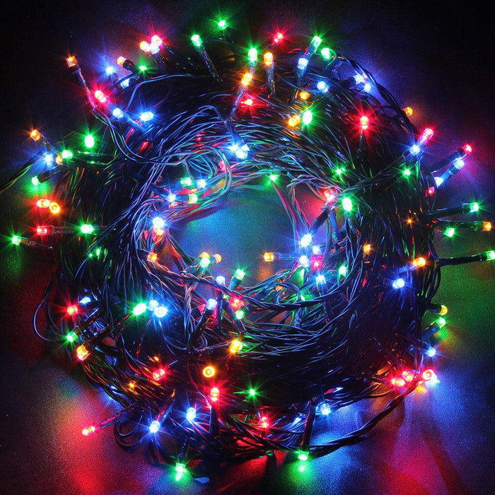 100-2000 LED String Fairy Lights Mains Plug in Outdoor Christmas Tree Home Decor