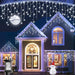400 LED Icicle Lights 17M Super Bright Christmas Snowing Effect Outdoor Light UK