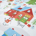 Father Christmas Duvet Cover Kid Xmas Single Quilt Bedding Set Red White Blue