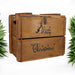 42CM WOODEN BOX MERRY CHRISTMAS - Samanta Factory