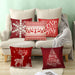 Christmas Pillow Case Cushion Cover Xmas Santa Claus Tree Snow Home Decor 45*45