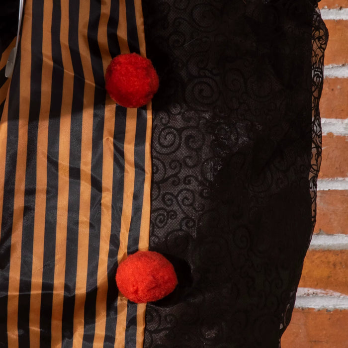 67" Animated Prop Circus Clown, Indoor Outdoor Halloween Decorations