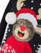Girl'S Novelty Christmas Jumper Reindeer Knitted Xmas Sweater Top 3D Pom Pom Fur