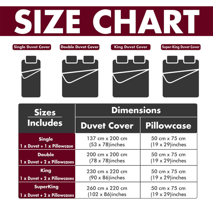 Xmas Duvet Quilt Cover Pillowcase Soft Reversible Printed Bedding Set All Size