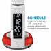 Wireless Charging LED Lamp with Colour Changing Base in White