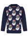 Kids Boys Christmas Jumper Santa Head Repeat Xmas Sweater Pullover Novelty