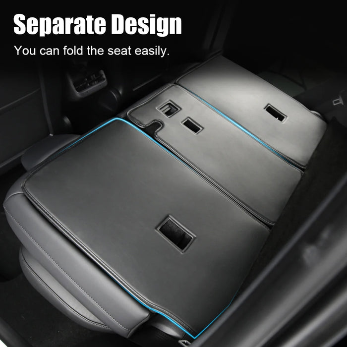 For Tesla Model 3 Y Trunk anti Kick Cushion Separate Design Rear Seat Back Protector Comfortable Protection Pad
