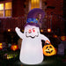 180 CM Halloween Inflatables with Dimming Infinity Mirror Lights