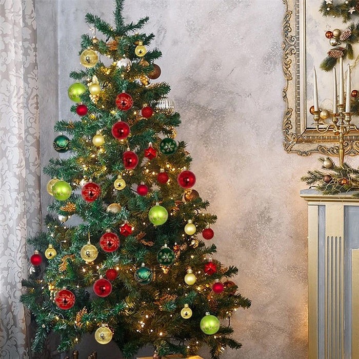 44X Large Christmas Baubles Xmas Tree Balls Decor Party Wedding Ornament Gift UK